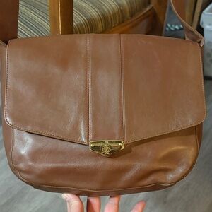 Mark Cross 1945 Brown Leather crossbody Bag